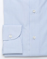 Microchecked Shirt made of Cotton