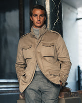 Luxury Field Jacket – 100% Cashmere