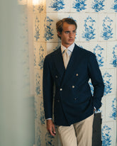 Navy Blazer "The Club" – Zegna Fabric