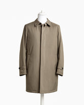 Beige Sportive Raincoat with Detachable Lining