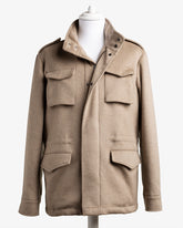Luxury Field Jacket – 100% Cashmere
