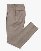 The Light Beige Wool Trousers