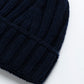 Navy Blue Cashmere Beanie