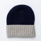 Bi-Color Cashmere Beanie