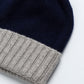 Bi-Color Cashmere Beanie