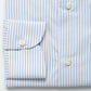 White Shirt with Blue Stripes