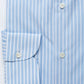 Light Blue Shirt with White Stripes made of Cotton