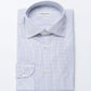 White Micro-Checked Shirt made of Cotton