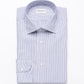 The "White – Stripe Blu" Shirt – Cotton