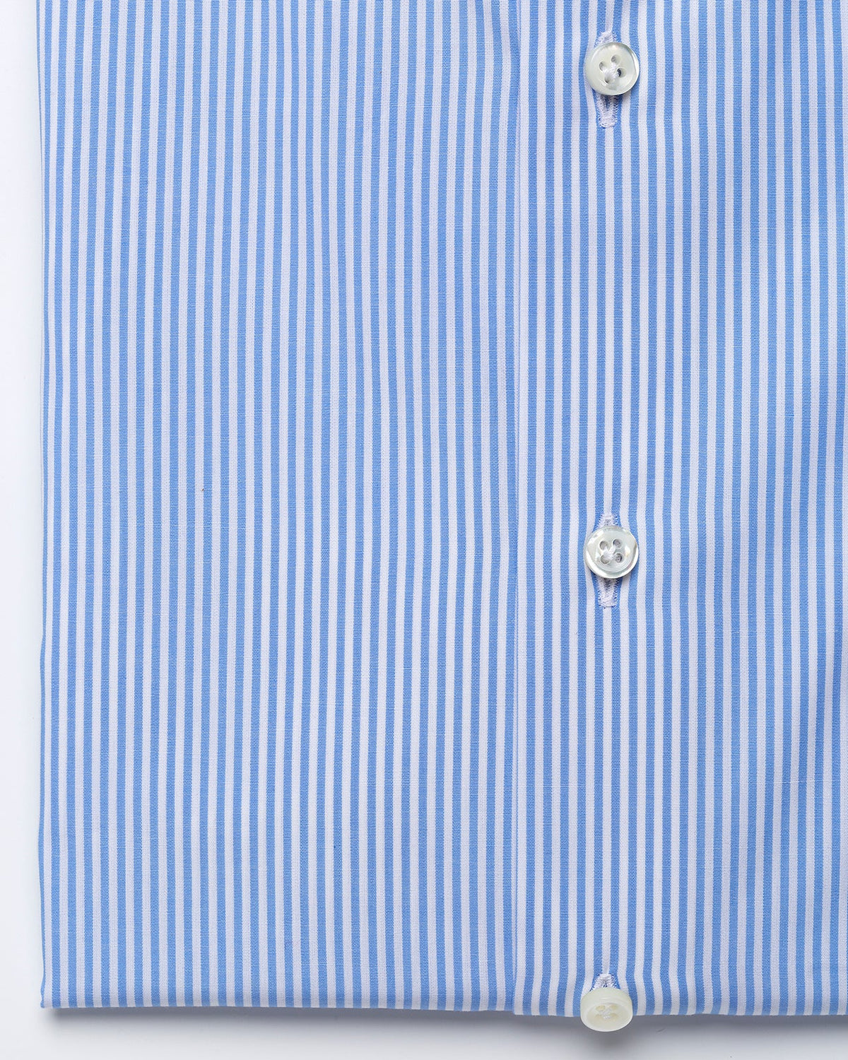 Light Blue Striped Shirt made of Cotton
