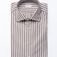 Brown Striped Shirt made of Cotton