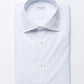 White Shirt with Blue Stripes made of Cotton
