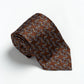 Brown Patterned Tie "Vintage"