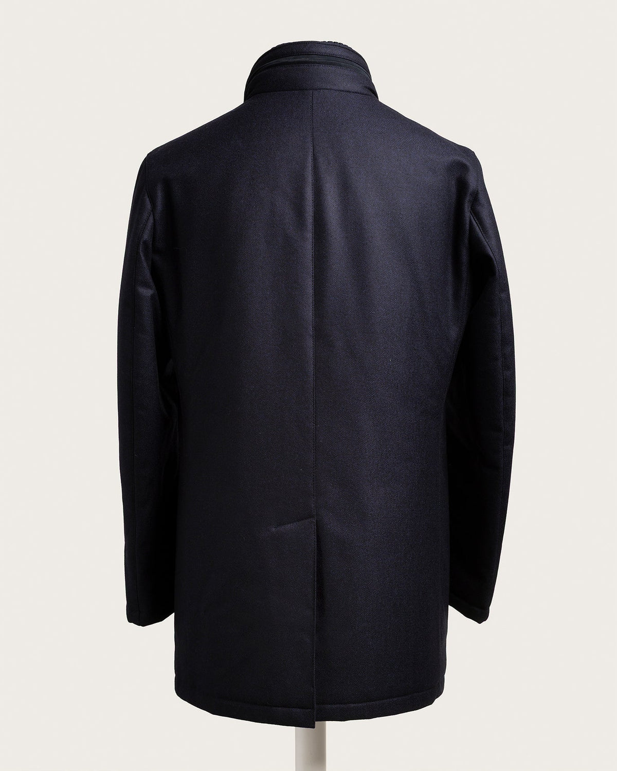 The Luxury Winter Coat "Davide" – Loro Piana Storm System – Navy