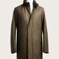 The Luxury Winter Coat "Davide" – Loro Piana Storm System – Green