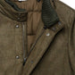 The Luxury Winter Coat "Davide" – Loro Piana Storm System – Green