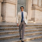 The "Check White Grey" Blazer – Finto 3 Bottoni