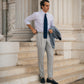 The "White – Stripe Light Blu" Shirt – Cotton