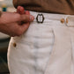 White Linen Trousers