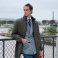 The Luxury Winter Coat "Davide" – Loro Piana Storm System – Green