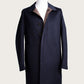 The Reversible Double-Face Coat "Apollo" – Navy / Brown