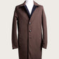 The Reversible Double-Face Coat "Apollo" – Navy / Brown
