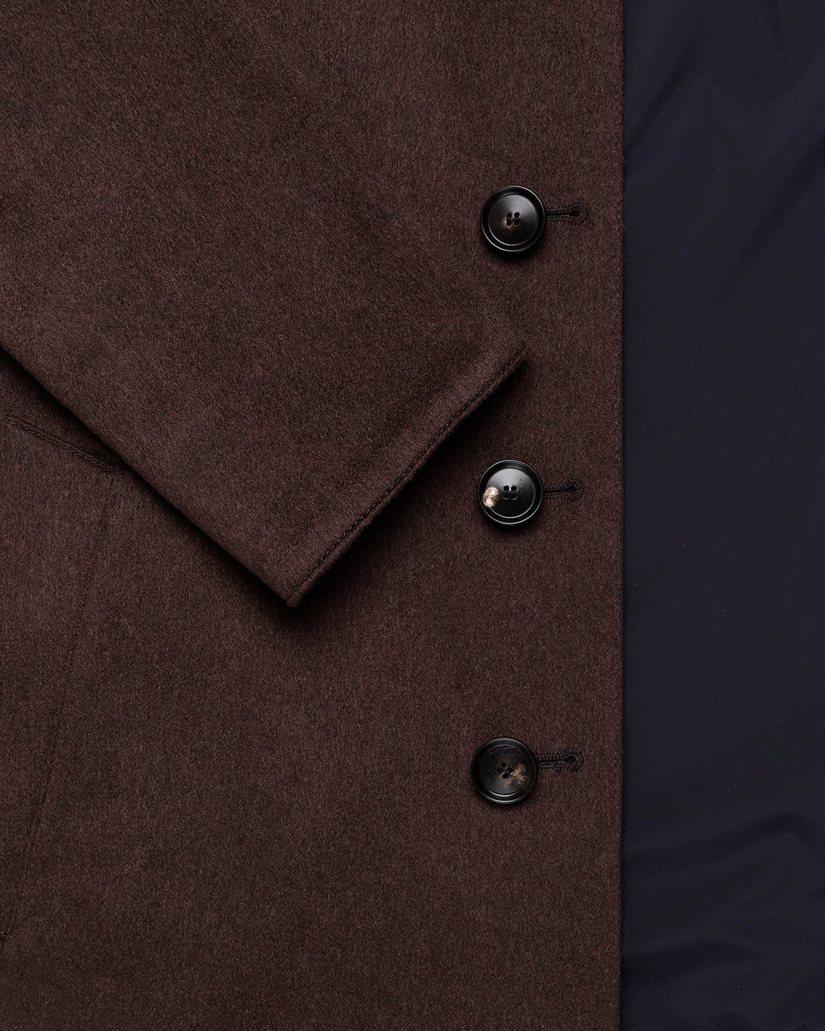 The Reversible Double-Face Coat "Apollo" – Brown / Navy