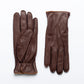Burgundy Leather / Cashmere Gloves
