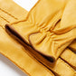 Yellow Leather / Cashmere Gloves