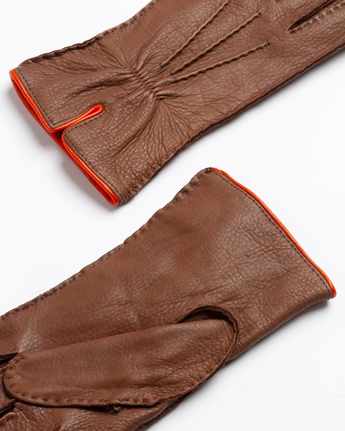Chestnut Deerskin / Cashmere Gloves