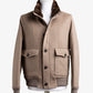 Luxury Bomber Jacket – Camel