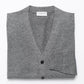 Grey Cashmere Cardigan