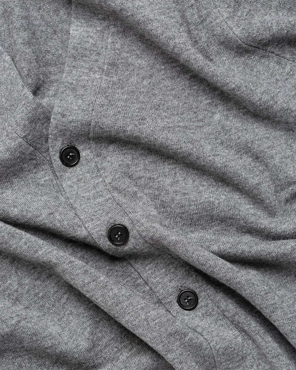 Grey Cashmere Cardigan