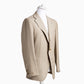 Beige / Brown Linen Blazer