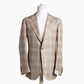 Beige Checked Blazer