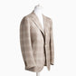 Beige Checked Blazer