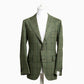 Green Checked Wool Blazer