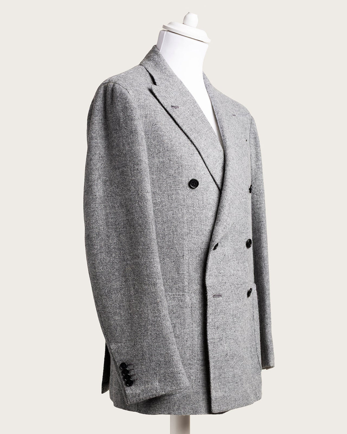 The "Grey" Double Breasted Blazer – Vintage Fabric