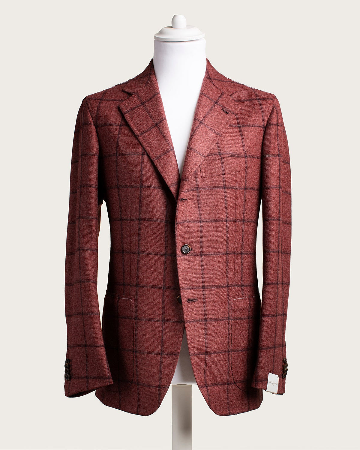 The "Red Check" Blazer – Loro Piana Wool & Cashmere
