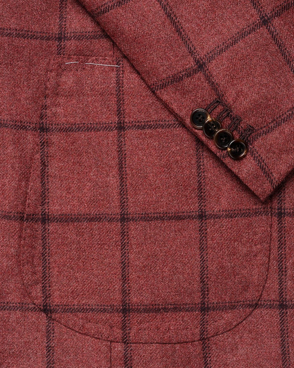 The "Red Check" Blazer – Loro Piana Wool & Cashmere