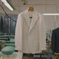 The "Check White Grey" Blazer – Finto 3 Bottoni