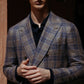 Double Breasted Blazer "Quadrettato"
