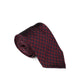 Patterned Red Blue Tie