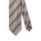 Beige Tie w/ Black Stripe