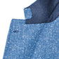 Light Blue Wool, Silk and Linen Blazer