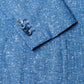 Light Blue Wool, Silk and Linen Blazer