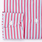 Light Grey & Red Striped Shirt