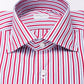 Light Grey & Red Striped Shirt