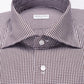 Brown Micro Checked Shirt