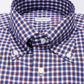 Blue Brown Checked Shirt